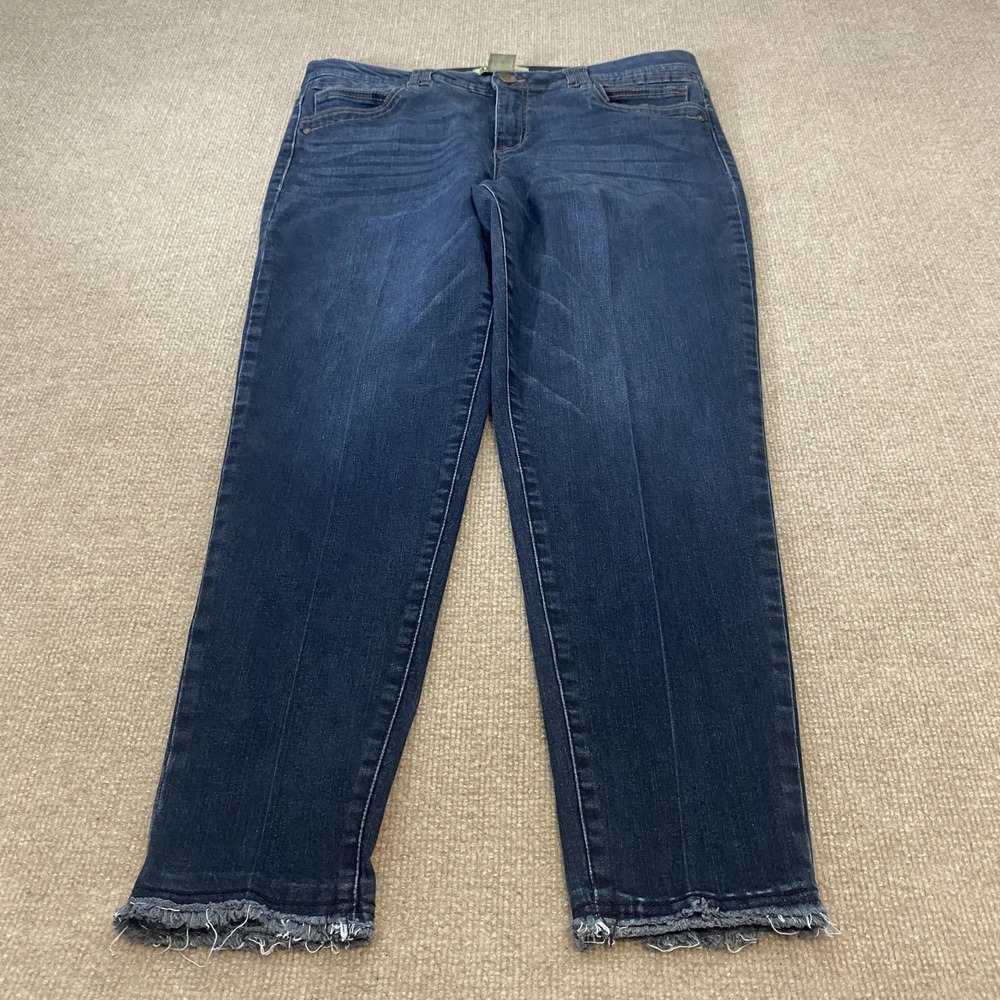 Democracy Women's Straight Leg Jeans in Dark Blue